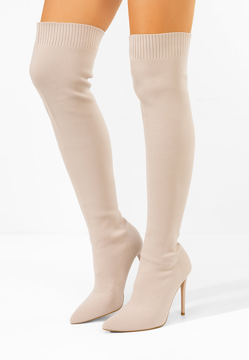 Cuissarde femme beige Shanicea
