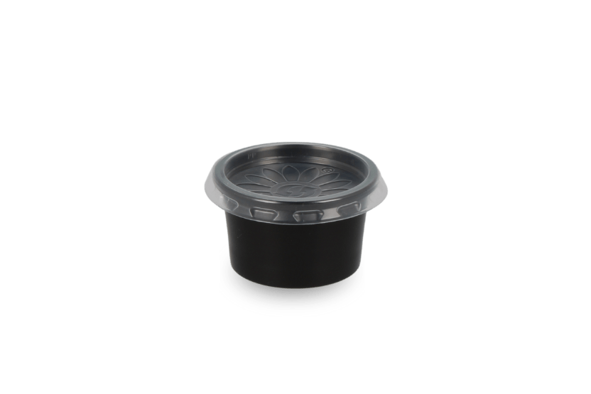 Rond bakje 30cc Ø46mm Zwart