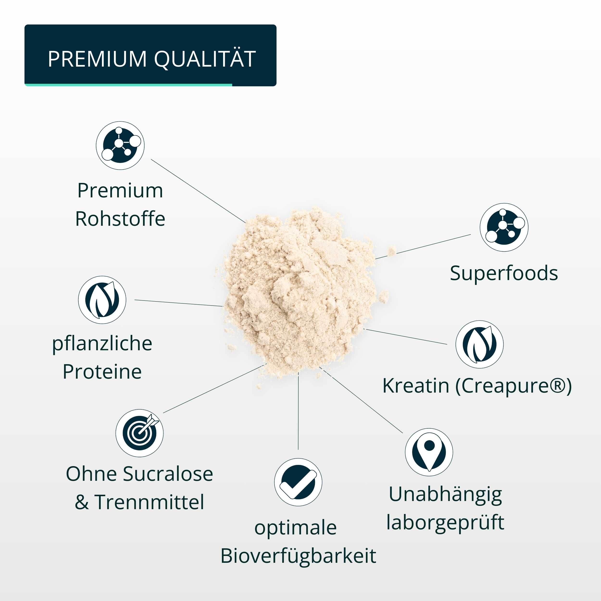 brandl® Veganes Protein-Pulver All-in-One nach dem Training | 4K-Kombi-Vegan-Protein