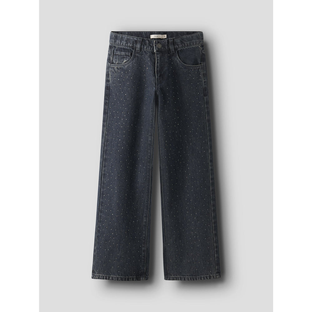 Køb Name It Dark Midnight Denim Nkfrose Wide Rhine Jeans 2424-Im S
