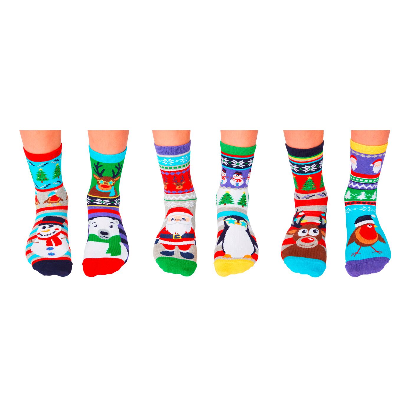 OddsocksSocken-Geschenkbox «X-Mas» Kinder