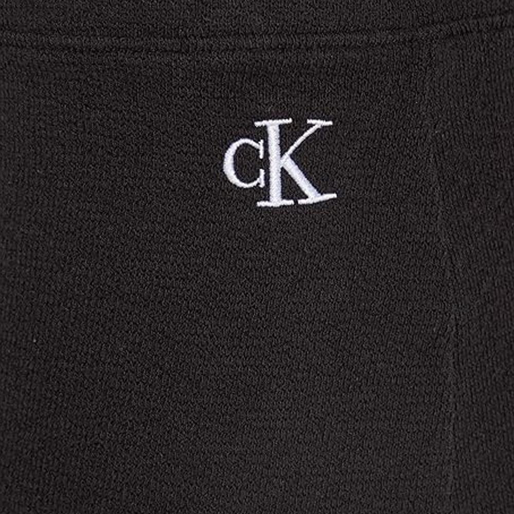 Calvin Klein Jeans Jupe Noire Femme Calvin Klein Jeans Slub Rib