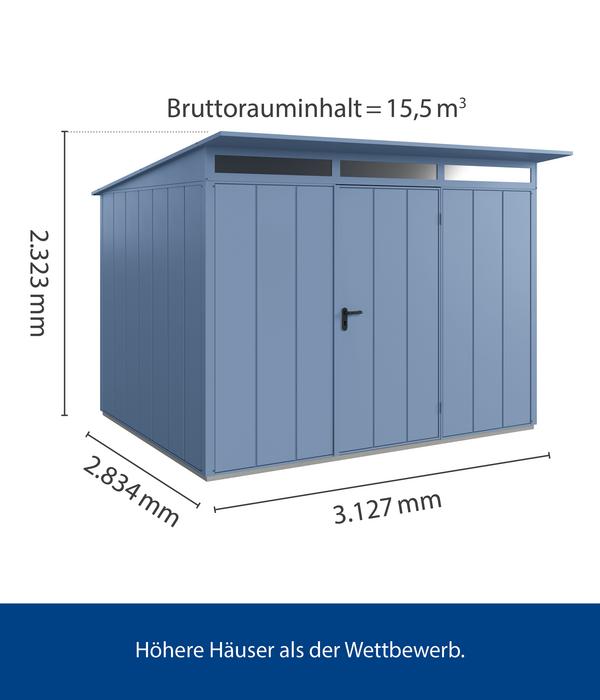 Hörmann Berry-Gerätehaus Modern-P Typ 3, ca.