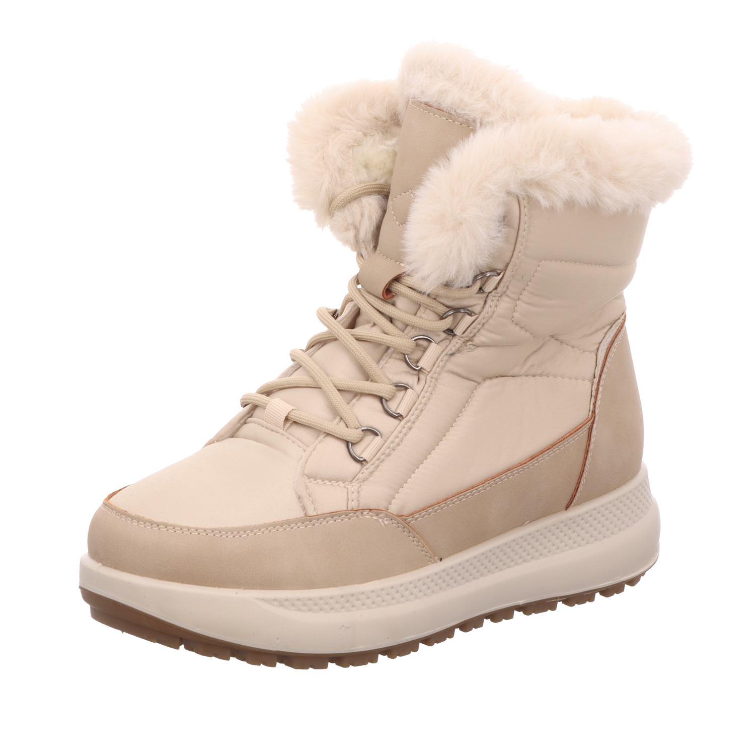 Donna Andrea Damen-Stiefelette Beige