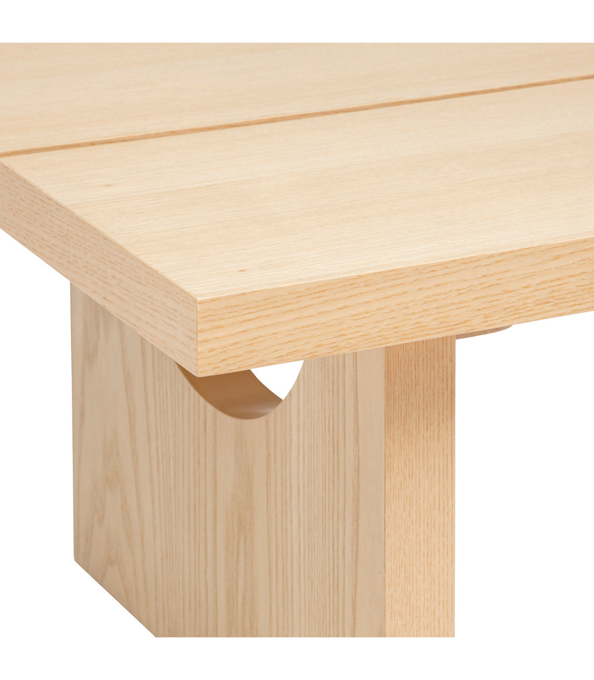 Table basse rectangle en bois 110 x 50 cm