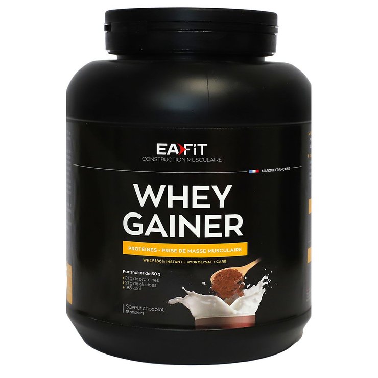 Whey Gainer construction musculaire chocolat 750g