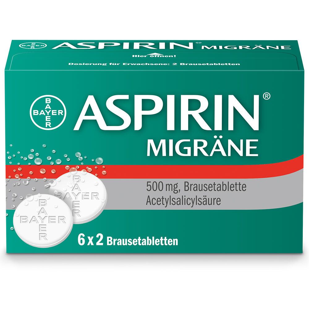 Aspirin® Migräne Brausetabletten