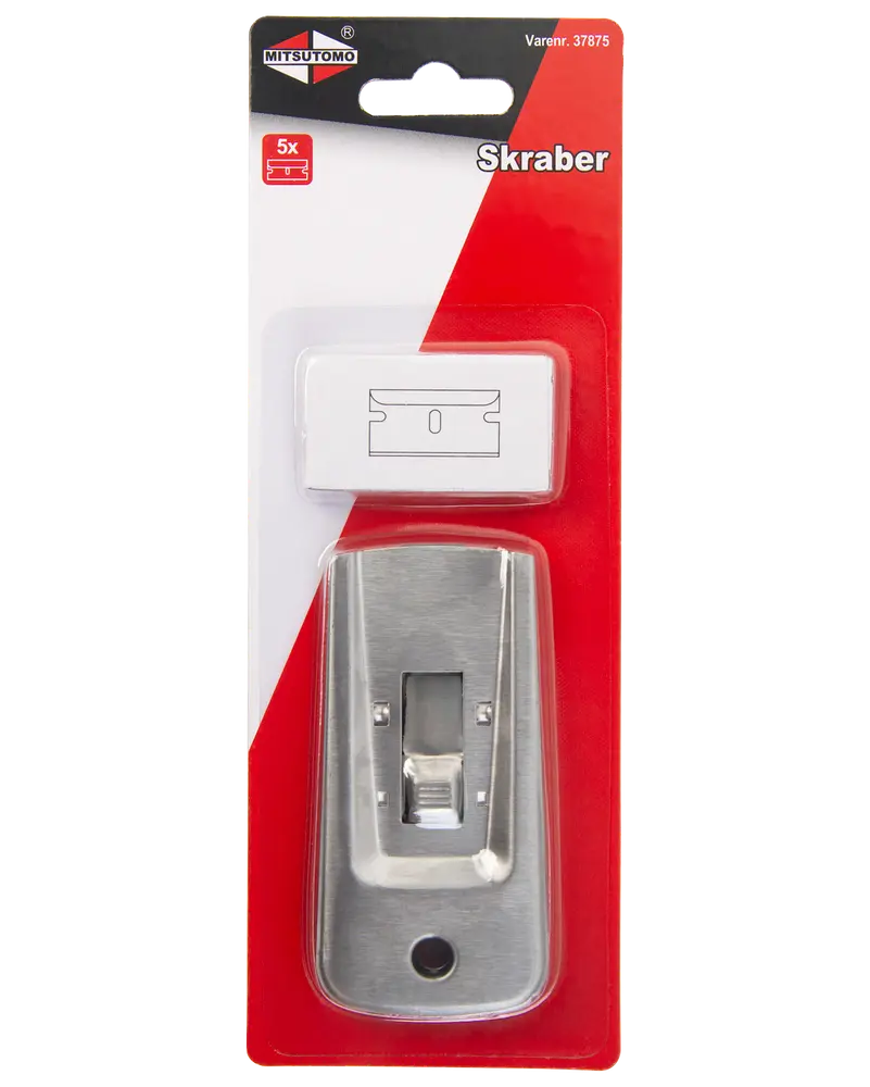 Skraber + 5 klinger