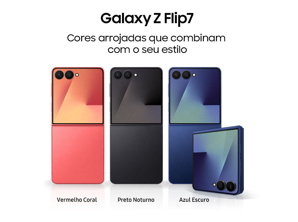 SMARTPHONE SAMSUNG GALAXY Z FLIP 7 512GB AZUL ESCURO