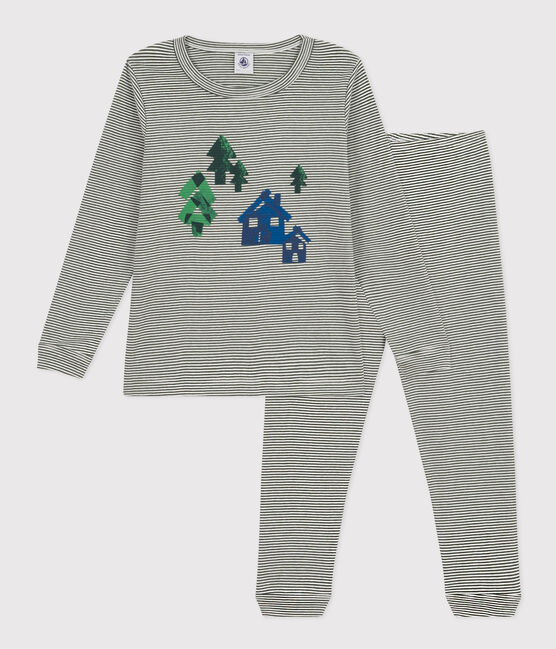 Pyjama rayé en coton enfant
