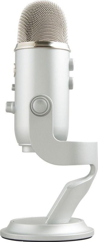 Blue Microphones Yeti - Microfoon - USB - Studiokwaliteit Streaming en Recording - Zilver