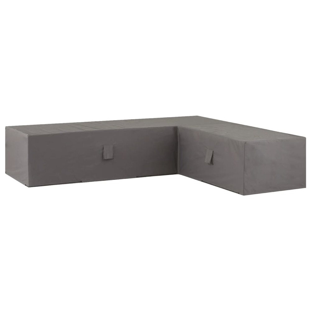 Housse de meubles d'extérieur 320 x 255 x 70 cm gauche gris