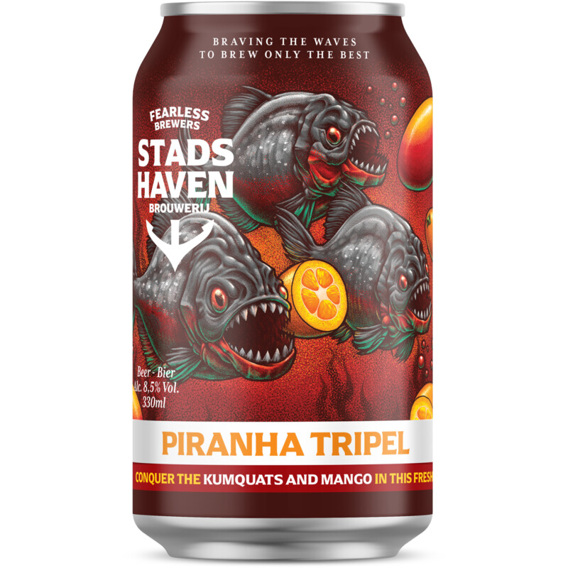 Stadshaven brouwerij Piranha tripel