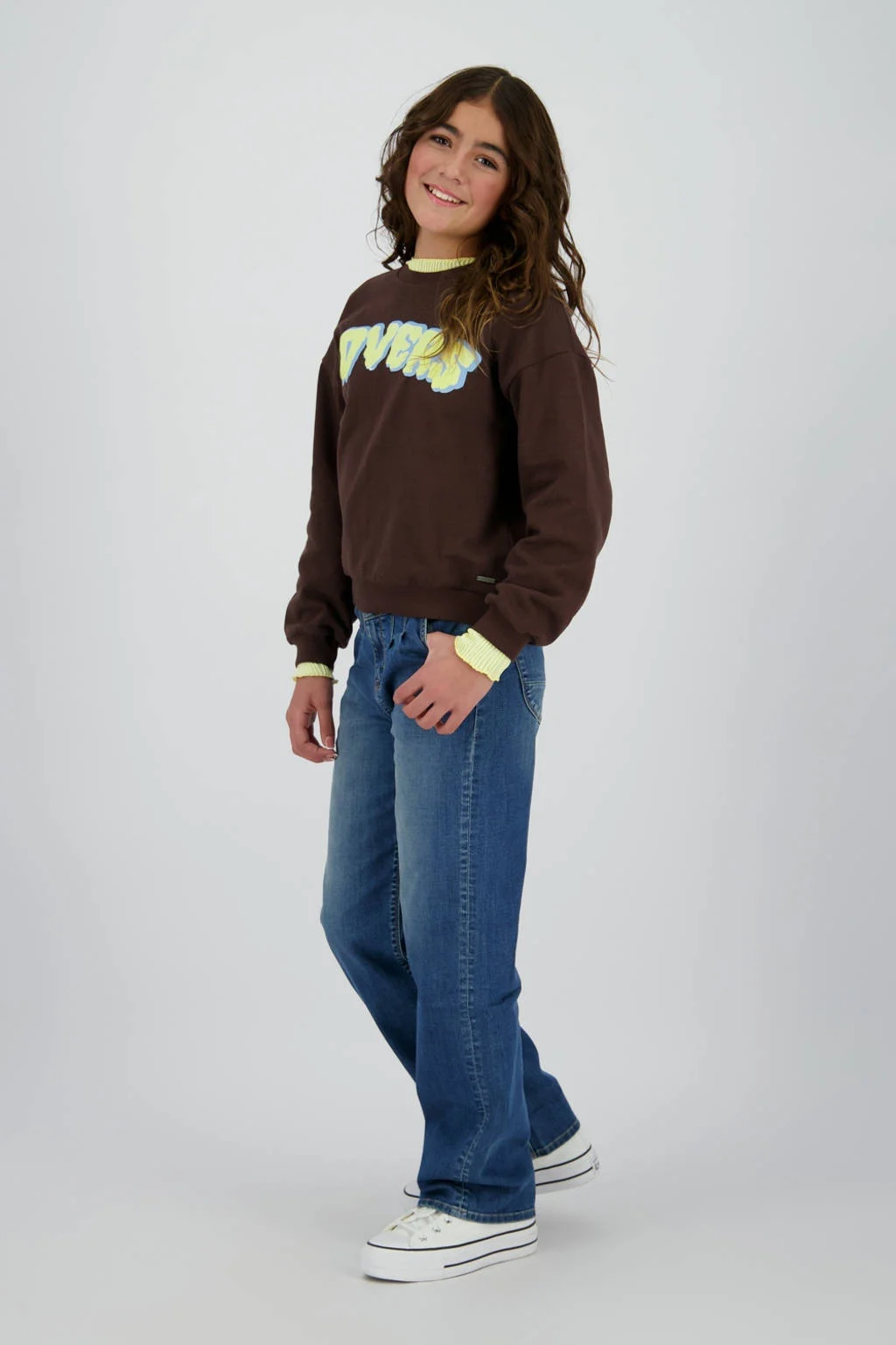 Raizzed sweater bruin
