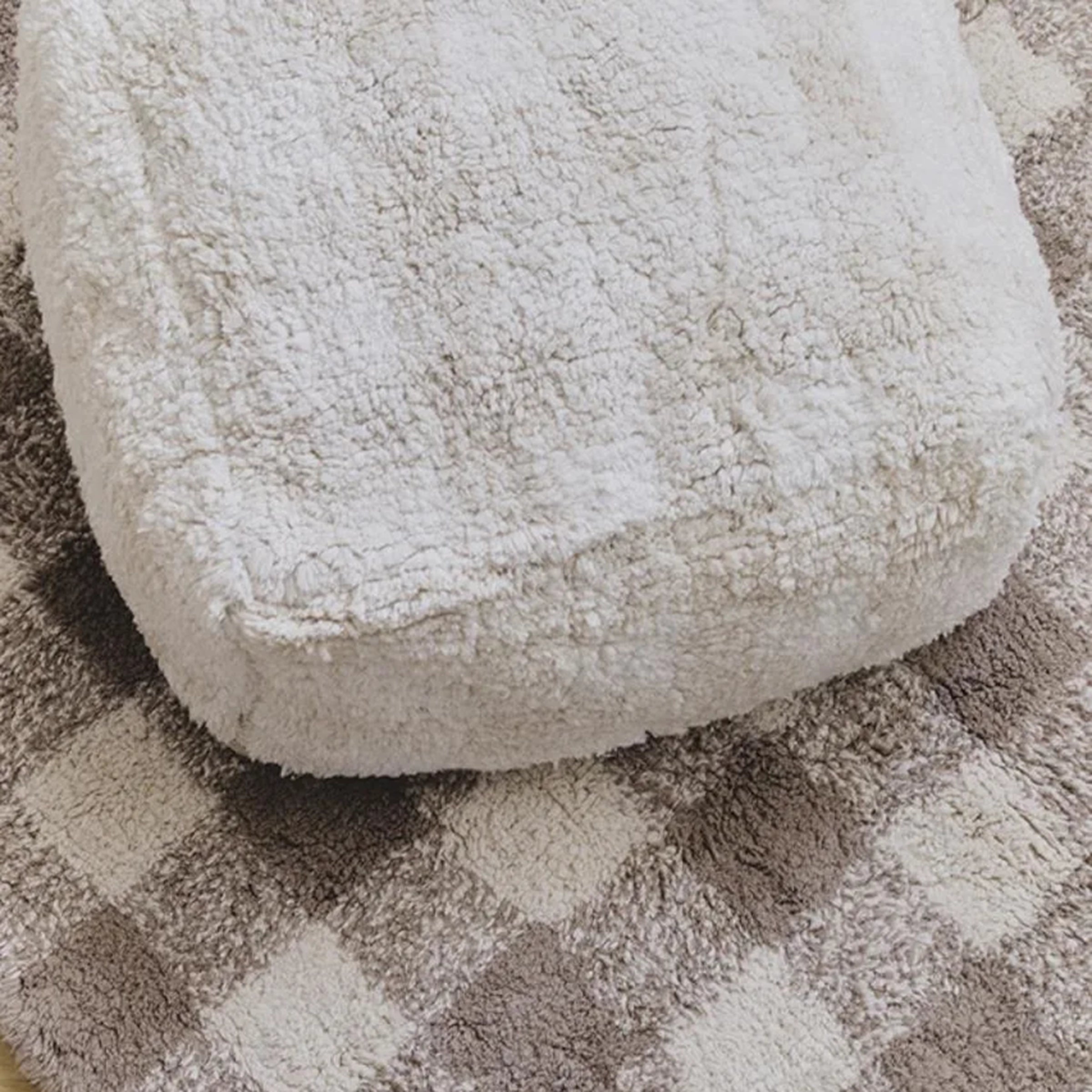 Pouf Vichy Ivory