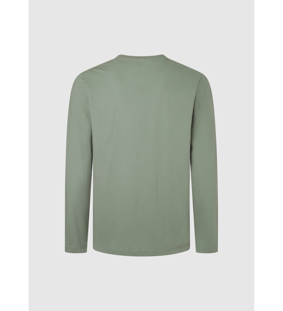 Pepe Jeans Camisa Eggo Manga Larga Verde