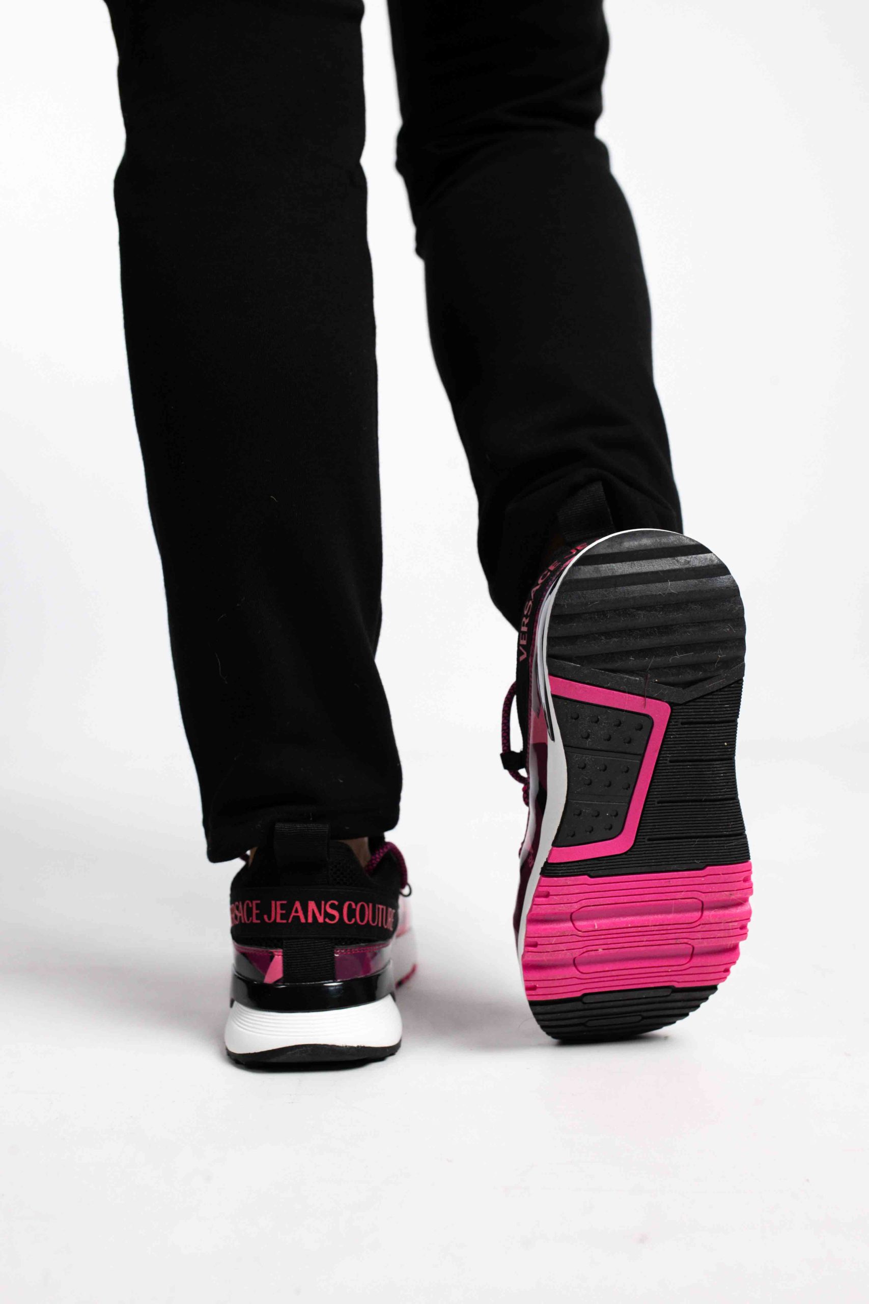 Versace Jeans Couture Fondo Dynamic Sneaker Dames Zwart/Roze