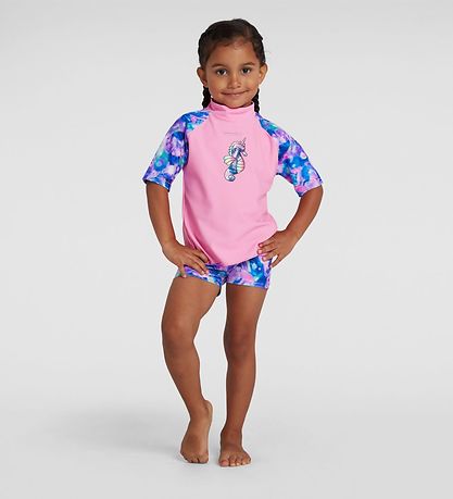Speedo Badeset - Badeset UV40+ - Pink/Spearmint m. Einhorn