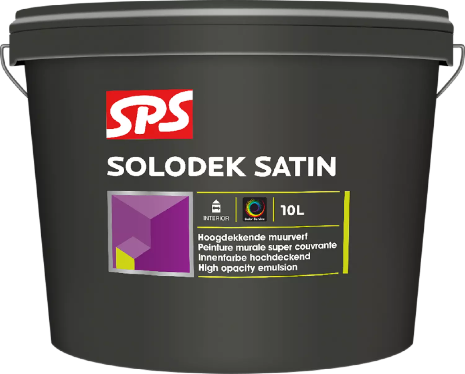 SPS Solodek Satin Muurverf - op kleur gemengd - 1L