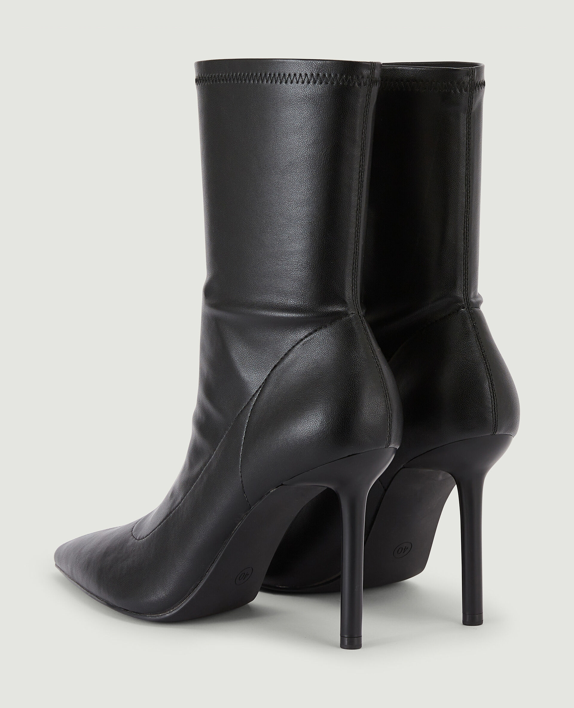 Bottes courtes bouts pointus - Noir