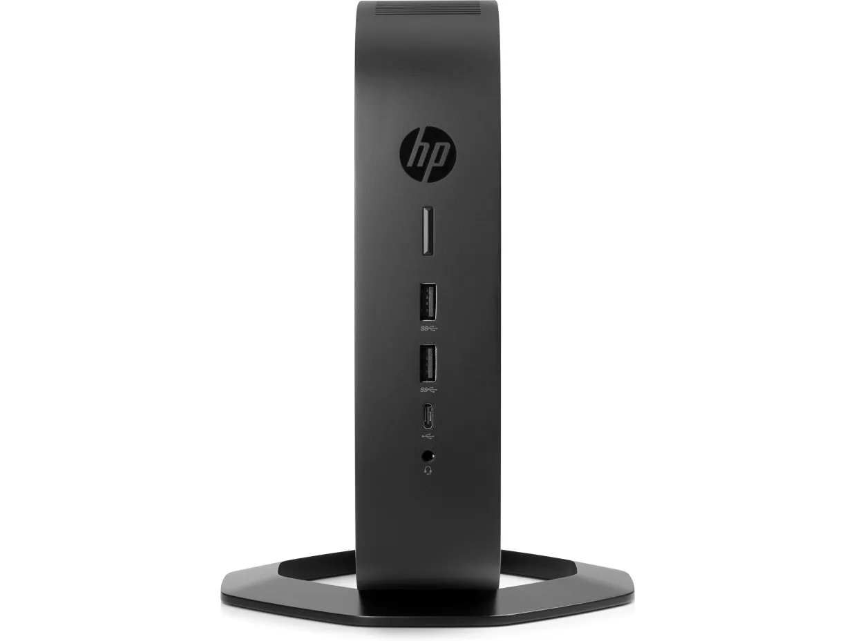 HP t740 - Tynd klient - SFF 1 x Ryzen Embedded V1756B / op til 3.6 GHz - RAM 8 GB - flash 64 GB - eMMC - Radeon Vega 8 - Gigabit Ethernet - Win 10 IoT Enterprise - skærm: ingen - tastatur: Internationalt engelsk