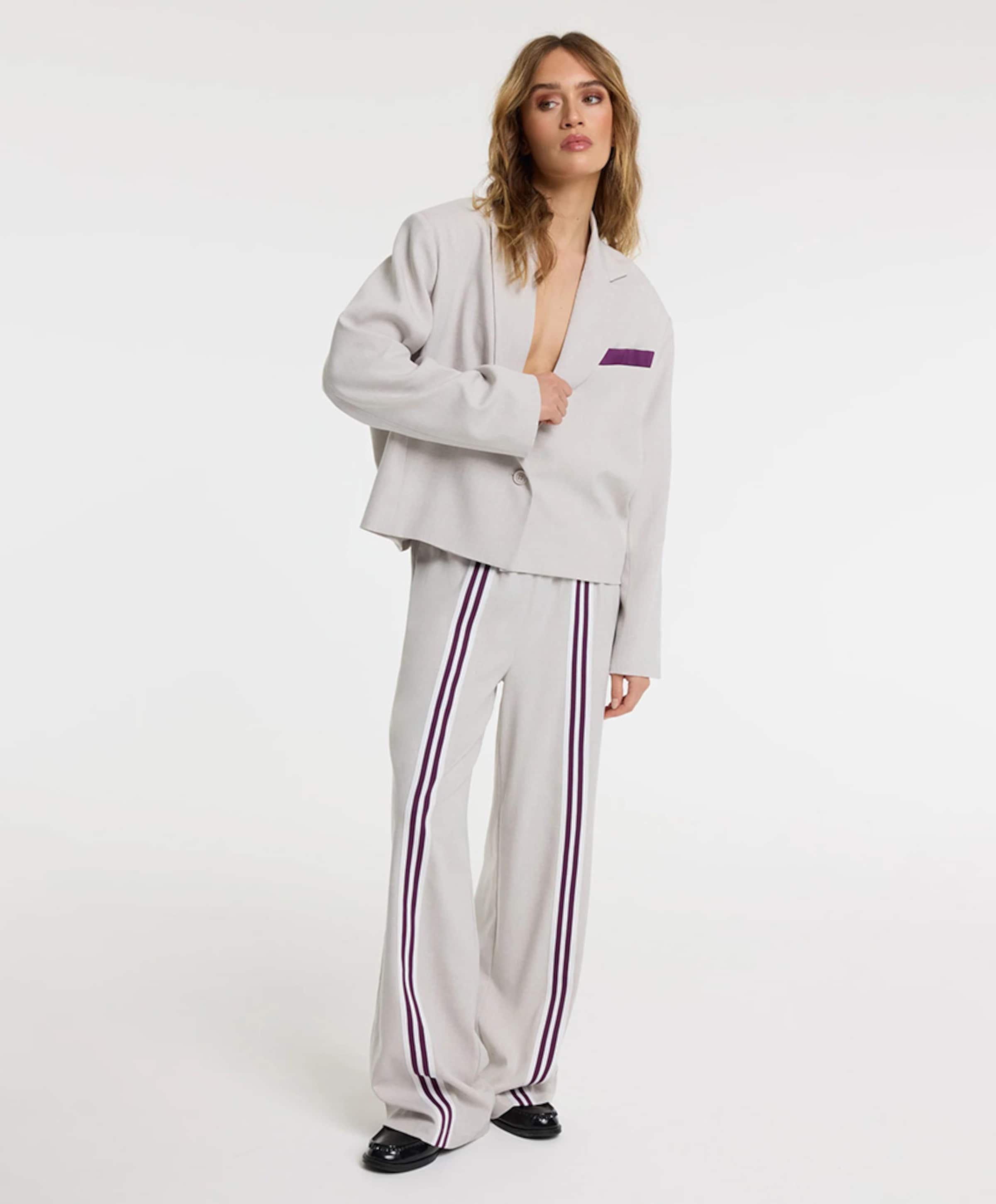 Refined Department Dames blazer grijs