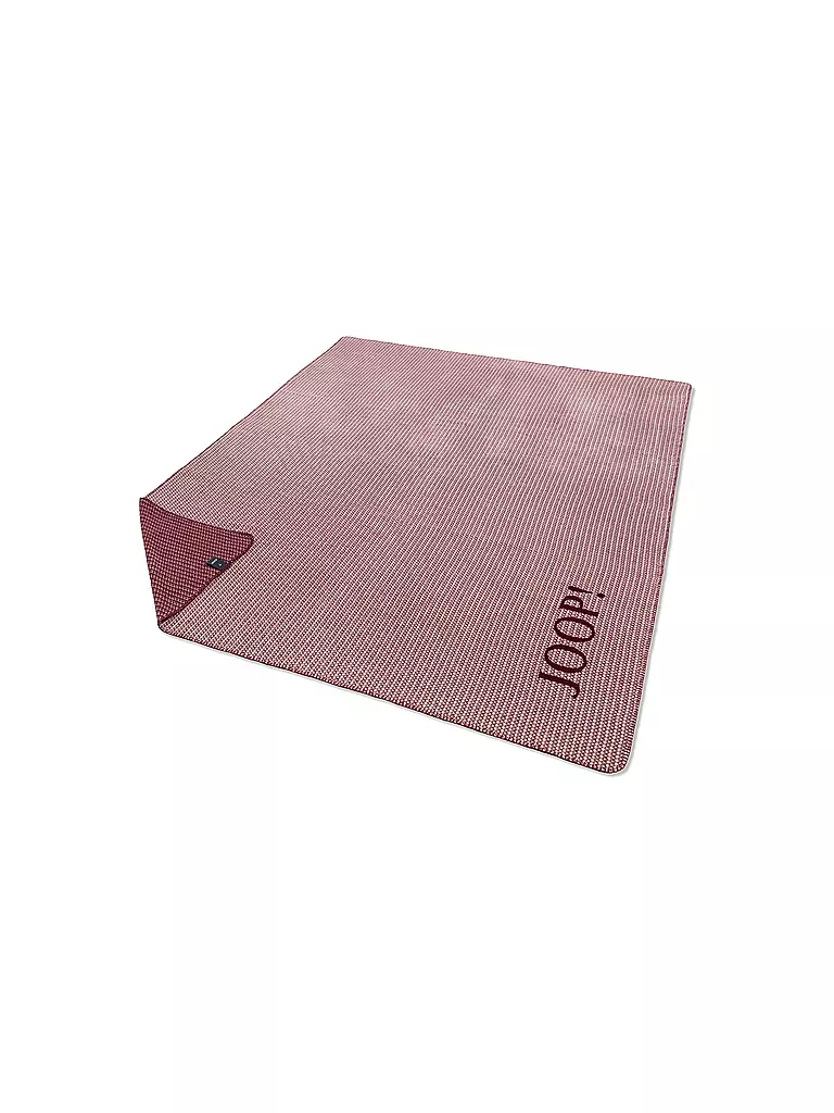 JOOP Wohndecke WOVEN 150x200cm Rouge dunkelrot