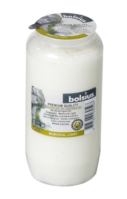 Bolsius Herdenkingslicht Nr.7 Transparant 1 stuk