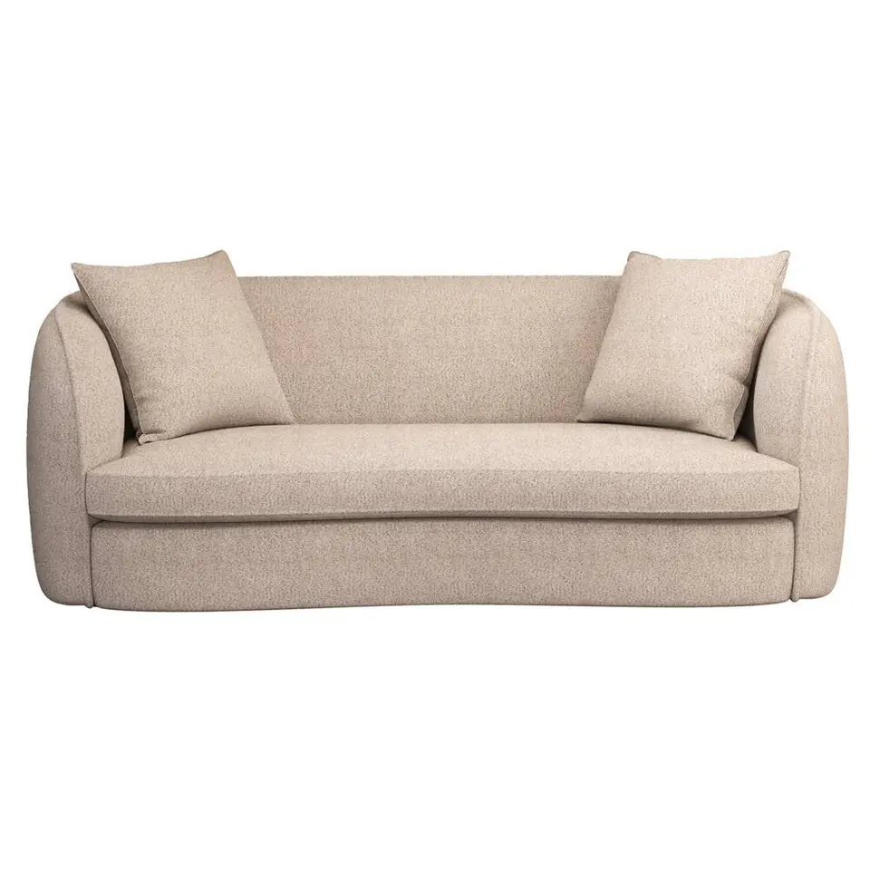 Bank Enzio 3,5-zits - stof Wales - taupe