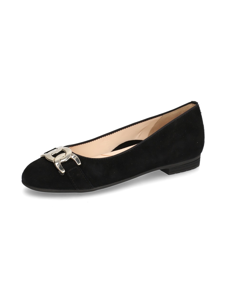 Veloursleder Ballerina
