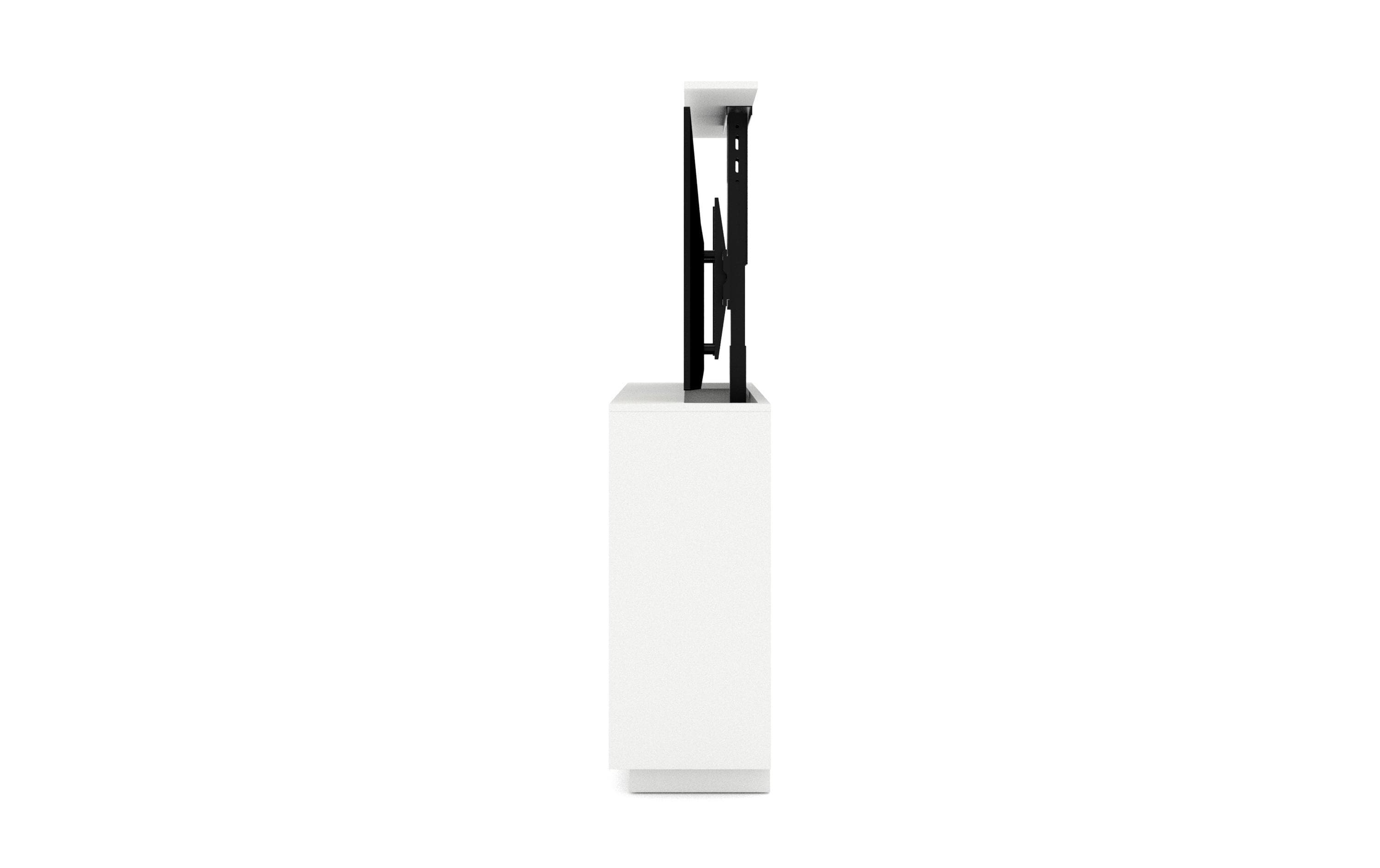 TV-Lift AV-Möbel, Weiss max. 50 kg<br>Schrank für TV-Geräte und Displays - 55