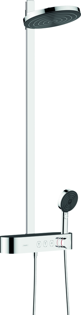 Hansgrohe Pulsify S opbouw regendouche met 2 standen hoofddouche chroom