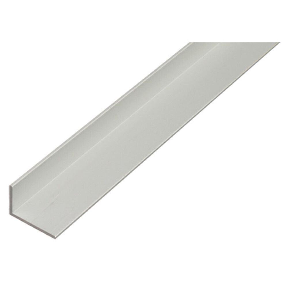 VINKELPROFIL GAH ALBERTS ALUMINIUM SØLV 20X10X1,5MM 2M