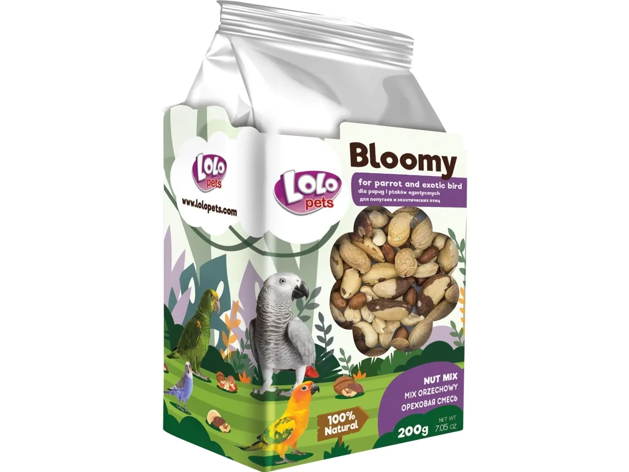 Bloomy Nut Mix for parrots and exotic birds 150g