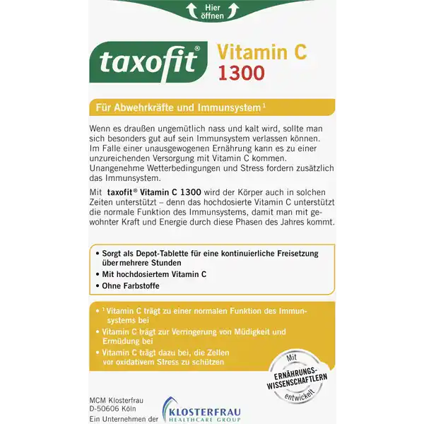 Vitamin C 1300 Tabletten