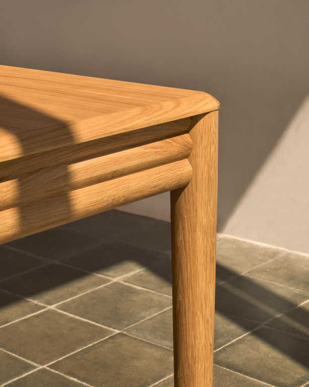 Kave Home Lenon uitschuifbare tafel 160/200x90 naturel