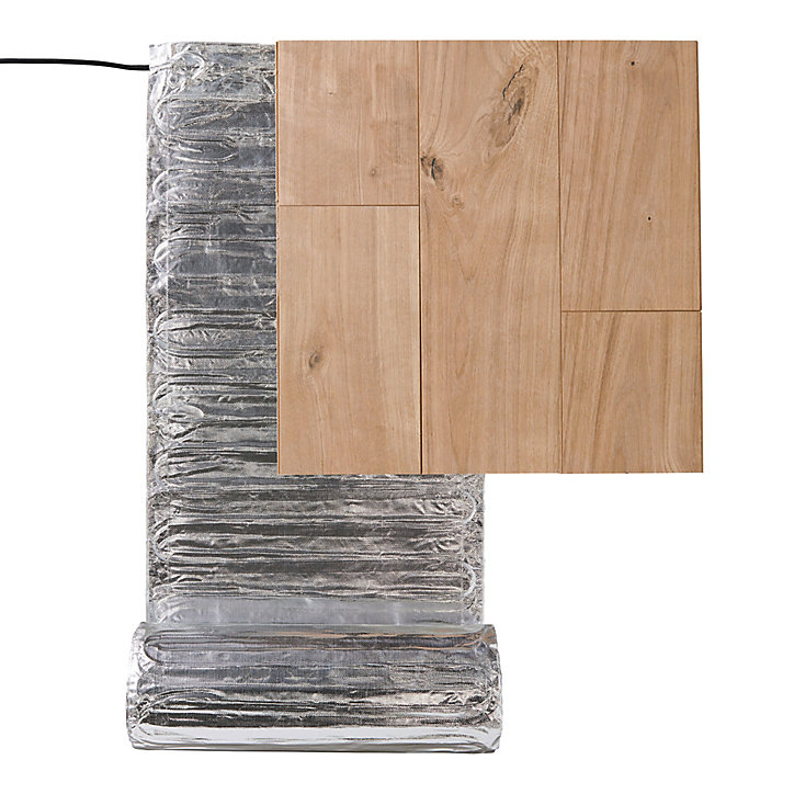 Chauffage par le sol électrique pour parquet 2 m²