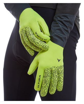 Gants Longs Coupe-Vent Unisexe Altura Thermostretch Jaune