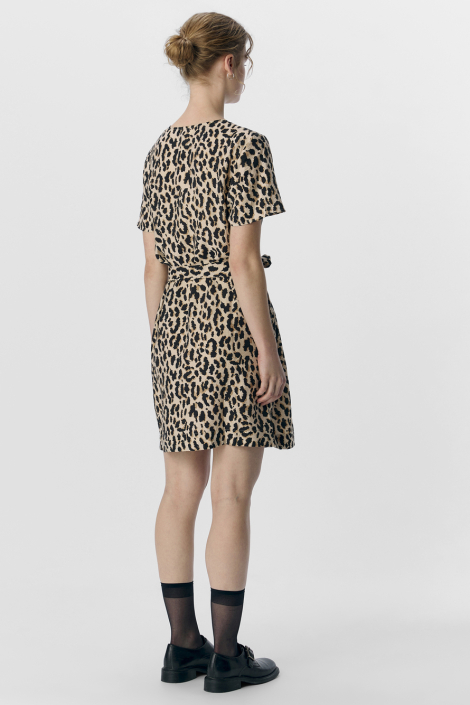 Object beige dames jurk
