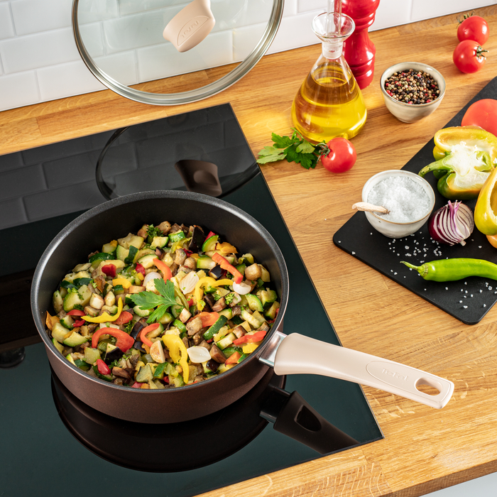 Eco-respect sauteuse 24cm avec couvercle