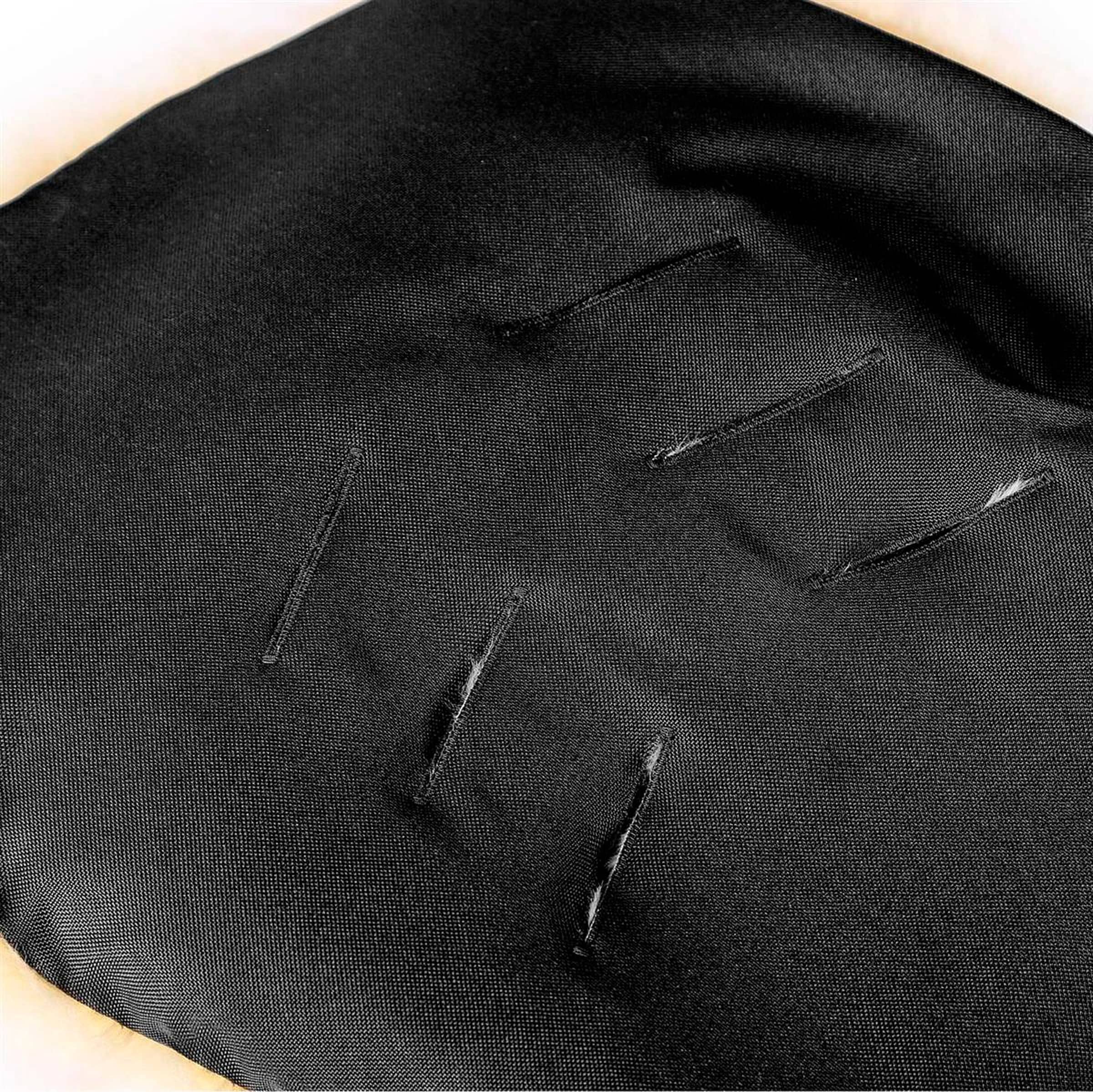 Hofbrucker Babyschale Lammfell-Fußsack Maxi Schwarz