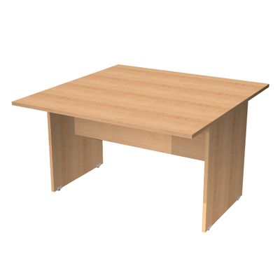 Extension pour table de réunion ovale Trend - imitation noyer clair
