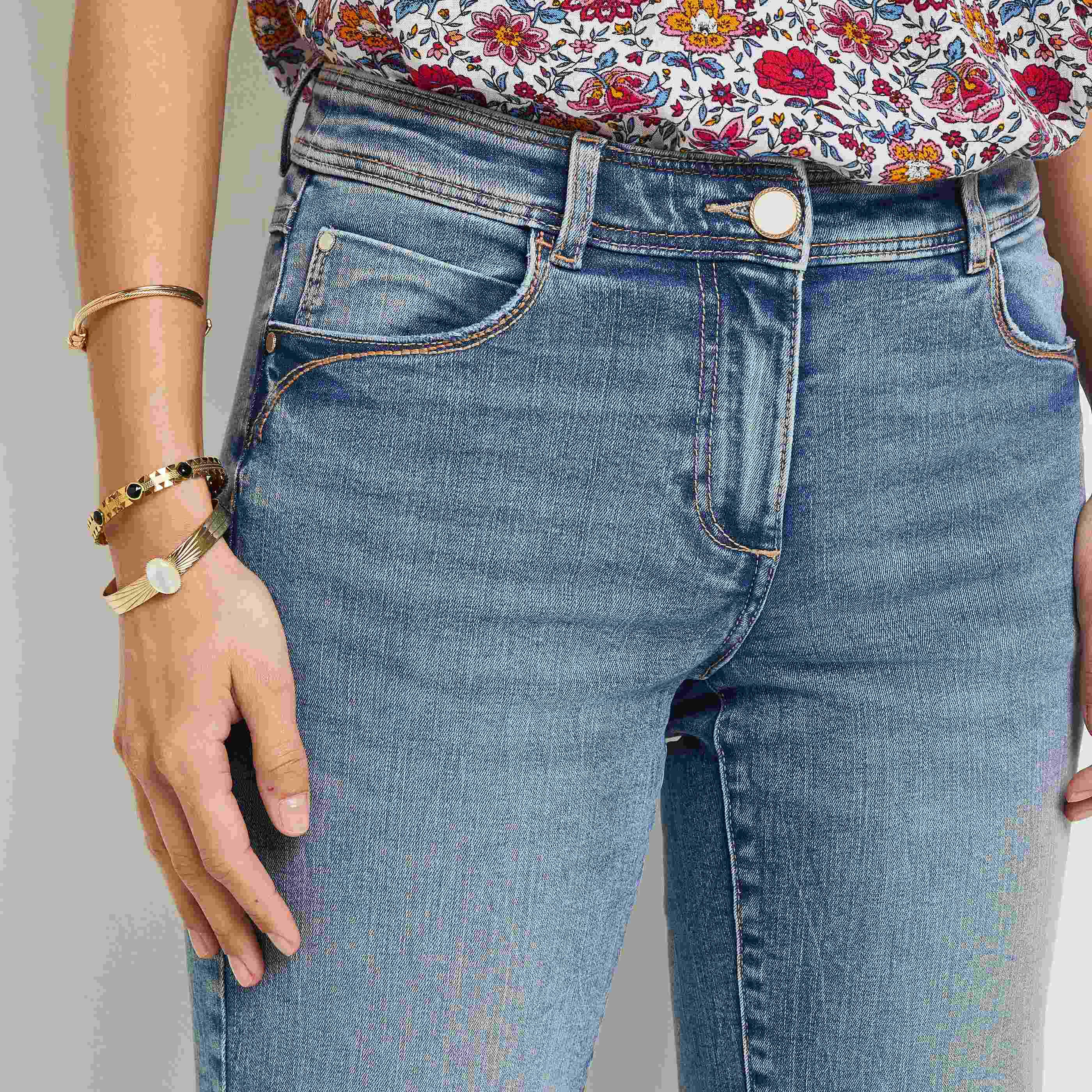 Bermuda en jean femme EDORADO - LIGHT STONE