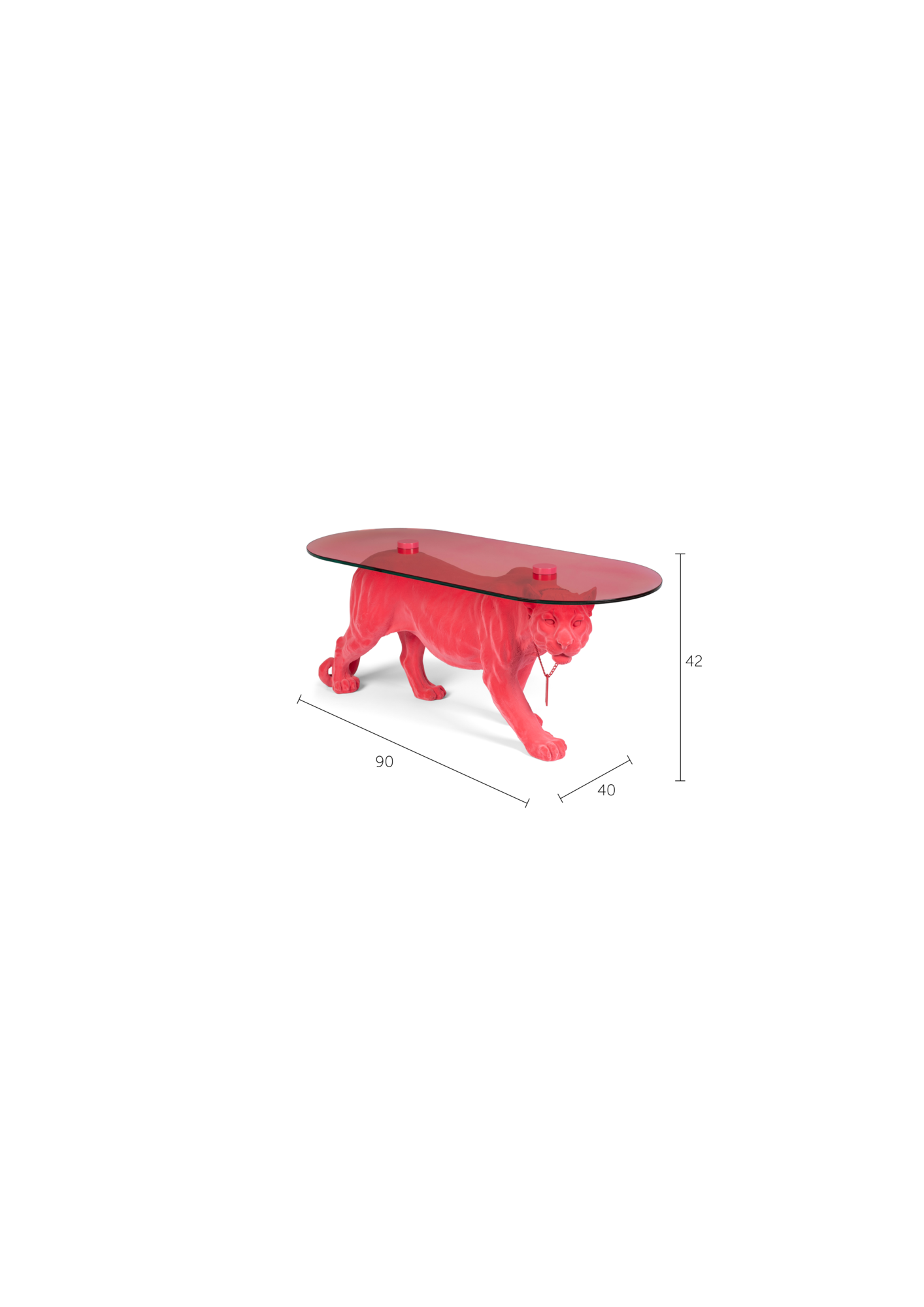 Salontafel Dope As Hell Roze