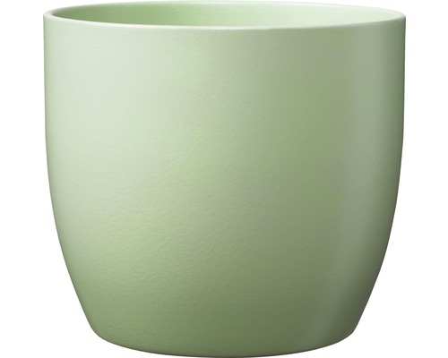 Soendgen Basel Fashion keramische bloempot, Ø 13 cm, H 12 cm, limoengroen