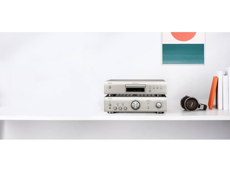 Denon Stereo-Verstärker PMA-600NE Silber Vollverstärker mit 70W Leistung pro Kanal und Bluetooth-Unterstützung