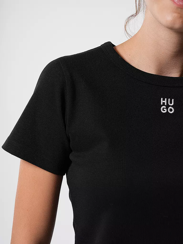 HUGO T-Shirt DELORIS schwarz
