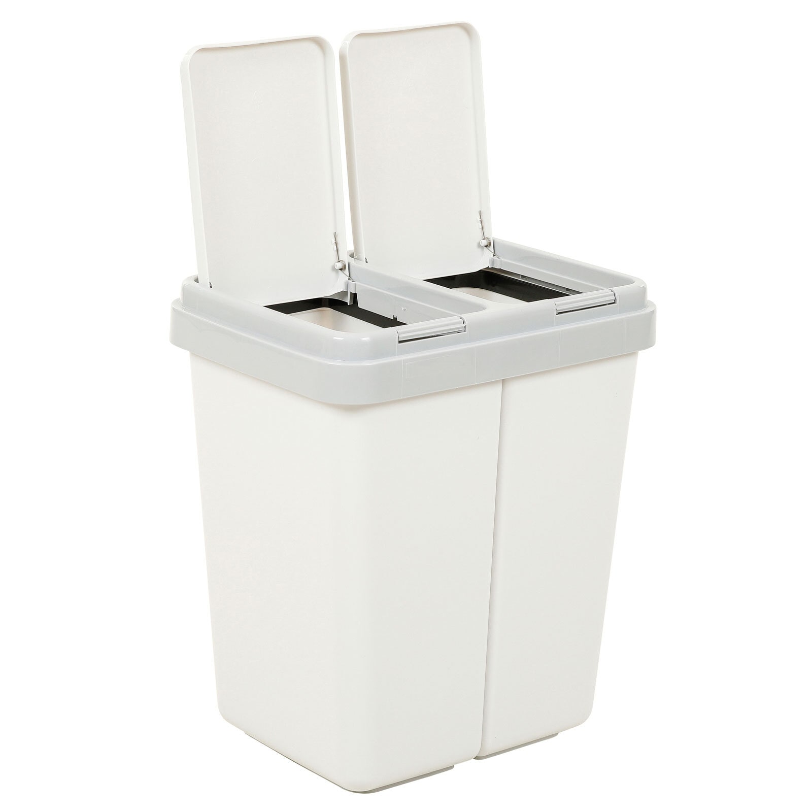 Duo-Müllbehälter 2x23l grau