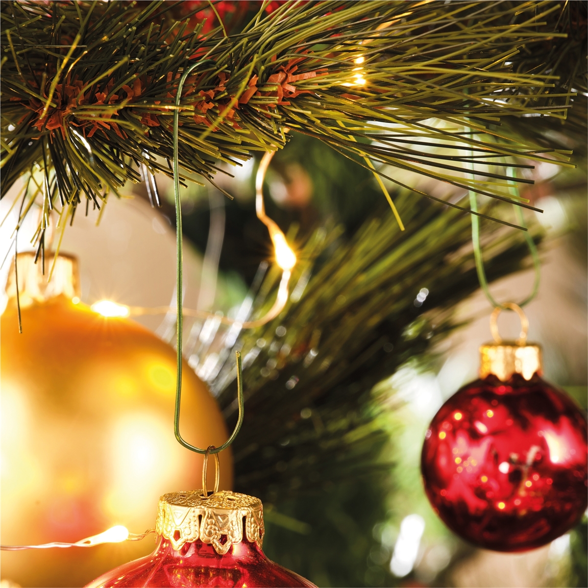 Lot de 150 attaches décoration sapin