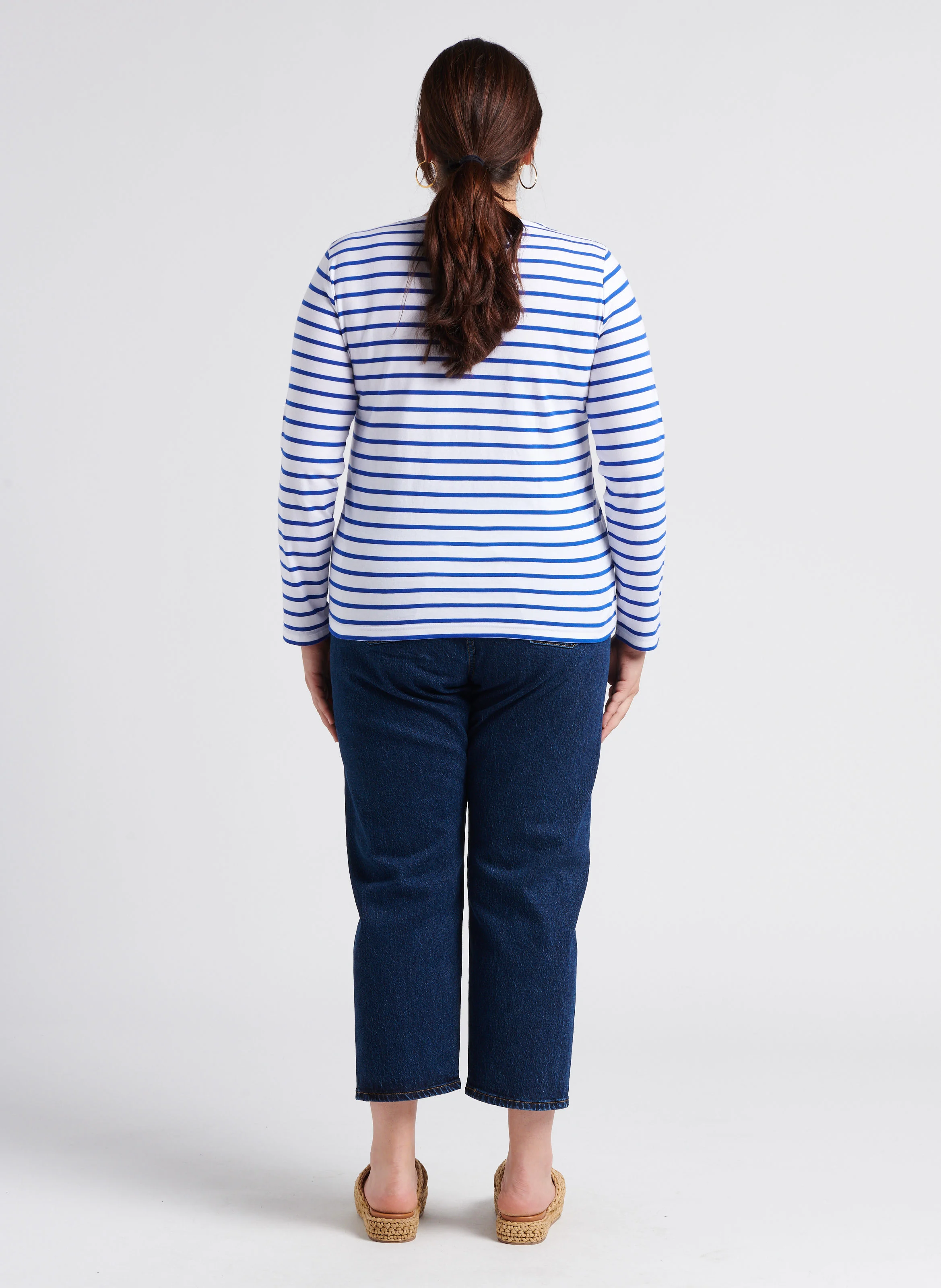 PL 501 CROP - Jean droit taille haute | Jean brut